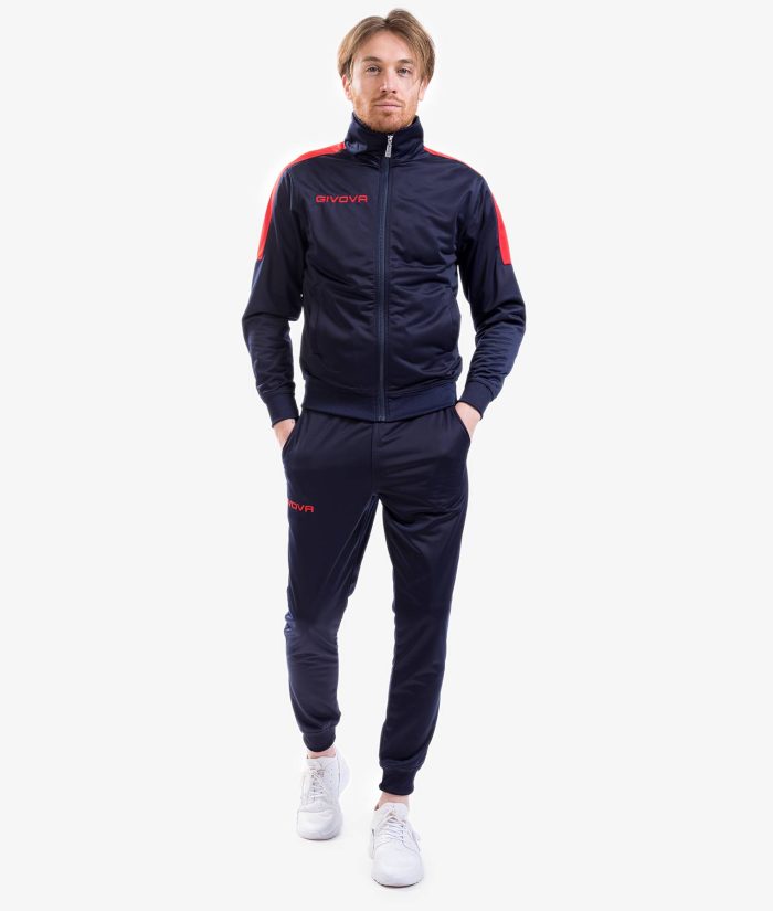 Givova Revolution N.O.S. – tepláková souprava pro sportovní kluby (přední pohled)